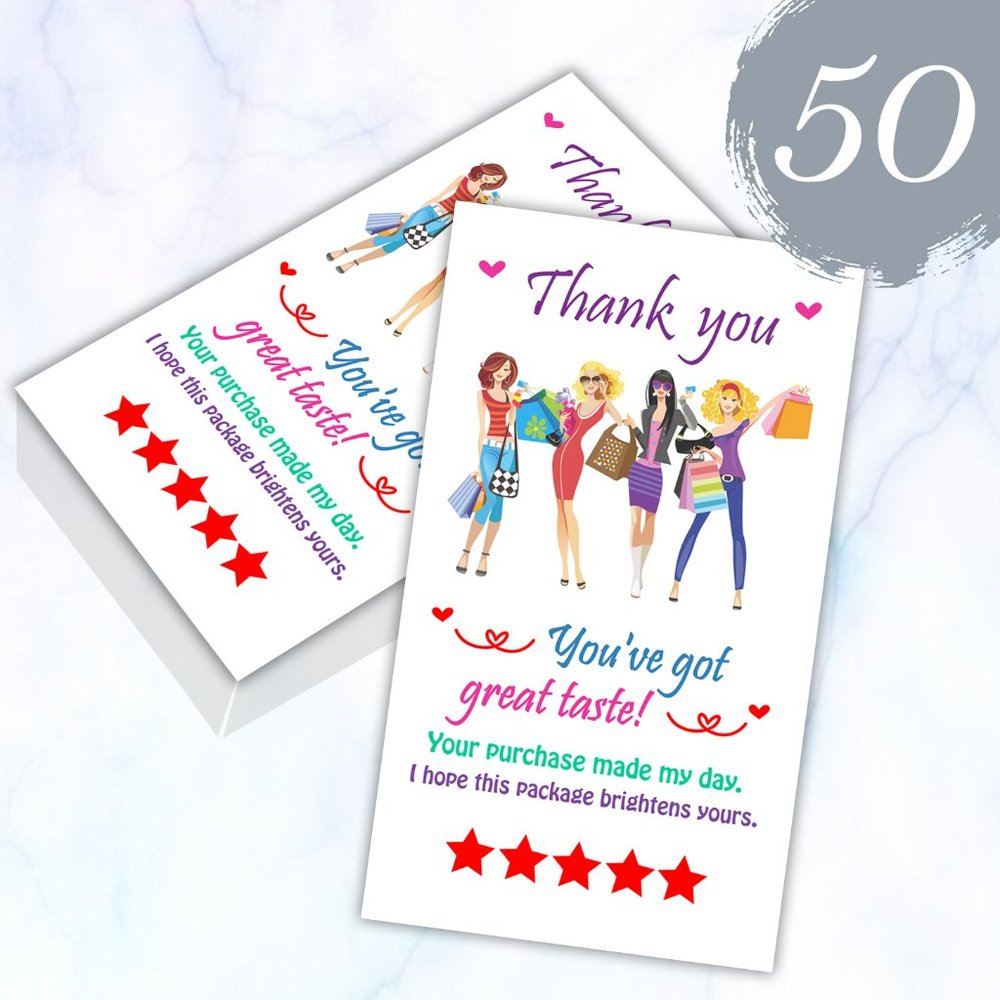 50 Thank You Cards